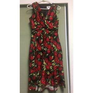 Unique Vintage Rose Dress